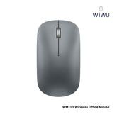 WIWU - WM110 Wireless Office Mouse (2.4G + Dual Bluetooth) - Tarnish